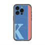 スリムプロテクションプレミアムケース with MagSafe［ オリジナル - initial color line - K blue ］