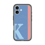 スリムプロテクションプレミアムケース with MagSafe［ オリジナル - initial color line - K blue ］