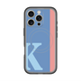 スリムプロテクションプレミアムケース with MagSafe［ オリジナル - initial color line - K blue ］