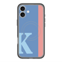 スリムプロテクションプレミアムケース with MagSafe［ オリジナル - initial color line - K blue ］