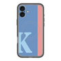 スリムプロテクションプレミアムケース with MagSafe［ オリジナル - initial color line - K blue ］