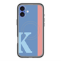 スリムプロテクションプレミアムケース with MagSafe［ オリジナル - initial color line - K blue ］
