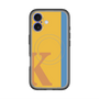 スリムプロテクションプレミアムケース with MagSafe［ オリジナル - initial color line - K orange ］