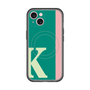 スリムプロテクションプレミアムケース with MagSafe［ オリジナル - initial color line - K green ］