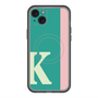 スリムプロテクションプレミアムケース with MagSafe［ オリジナル - initial color line - K green ］