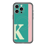 スリムプロテクションプレミアムケース with MagSafe［ オリジナル - initial color line - K green ］