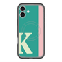 スリムプロテクションプレミアムケース with MagSafe［ オリジナル - initial color line - K green ］