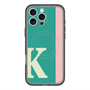 スリムプロテクションプレミアムケース with MagSafe［ オリジナル - initial color line - K green ］
