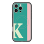 スリムプロテクションプレミアムケース with MagSafe［ オリジナル - initial color line - K green ］