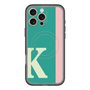 スリムプロテクションプレミアムケース with MagSafe［ オリジナル - initial color line - K green ］