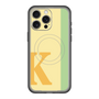 スリムプロテクションプレミアムケース with MagSafe［ オリジナル - initial color line - K yellow ］