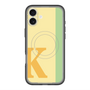 スリムプロテクションプレミアムケース with MagSafe［ オリジナル - initial color line - K yellow ］