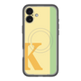 スリムプロテクションプレミアムケース with MagSafe［ オリジナル - initial color line - K yellow ］