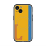スリムプロテクションプレミアムケース with MagSafe［ オリジナル - initial color line - L orange ］