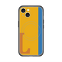 スリムプロテクションプレミアムケース with MagSafe［ オリジナル - initial color line - L orange ］