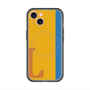 スリムプロテクションプレミアムケース with MagSafe［ オリジナル - initial color line - L orange ］