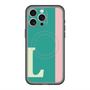 スリムプロテクションプレミアムケース with MagSafe［ オリジナル - initial color line - L green ］