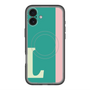 スリムプロテクションプレミアムケース with MagSafe［ オリジナル - initial color line - L green ］