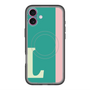 スリムプロテクションプレミアムケース with MagSafe［ オリジナル - initial color line - L green ］