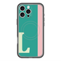 スリムプロテクションプレミアムケース with MagSafe［ オリジナル - initial color line - L green ］