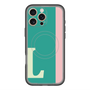スリムプロテクションプレミアムケース with MagSafe［ オリジナル - initial color line - L green ］