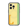 スリムプロテクションプレミアムケース with MagSafe［ オリジナル - initial color line - L yellow ］