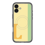 スリムプロテクションプレミアムケース with MagSafe［ オリジナル - initial color line - L yellow ］