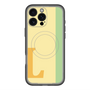 スリムプロテクションプレミアムケース with MagSafe［ オリジナル - initial color line - L yellow ］