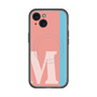スリムプロテクションプレミアムケース with MagSafe［ オリジナル - initial color line - M pink ］