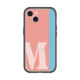 スリムプロテクションプレミアムケース with MagSafe［ オリジナル - initial color line - M pink ］
