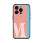 スリムプロテクションプレミアムケース with MagSafe［ オリジナル - initial color line - M pink ］