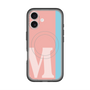 スリムプロテクションプレミアムケース with MagSafe［ オリジナル - initial color line - M pink ］