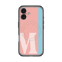 スリムプロテクションプレミアムケース with MagSafe［ オリジナル - initial color line - M pink ］
