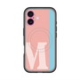 スリムプロテクションプレミアムケース with MagSafe［ オリジナル - initial color line - M pink ］