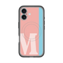スリムプロテクションプレミアムケース with MagSafe［ オリジナル - initial color line - M pink ］