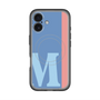 スリムプロテクションプレミアムケース with MagSafe［ オリジナル - initial color line - M blue ］