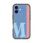 スリムプロテクションプレミアムケース with MagSafe［ オリジナル - initial color line - M blue ］