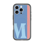 スリムプロテクションプレミアムケース with MagSafe［ オリジナル - initial color line - M blue ］