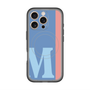 スリムプロテクションプレミアムケース with MagSafe［ オリジナル - initial color line - M blue ］