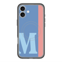 スリムプロテクションプレミアムケース with MagSafe［ オリジナル - initial color line - M blue ］