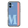 スリムプロテクションプレミアムケース with MagSafe［ オリジナル - initial color line - M blue ］