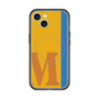 スリムプロテクションプレミアムケース with MagSafe［ オリジナル - initial color line - M orange ］