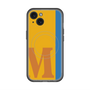 スリムプロテクションプレミアムケース with MagSafe［ オリジナル - initial color line - M orange ］