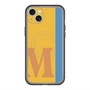 スリムプロテクションプレミアムケース with MagSafe［ オリジナル - initial color line - M orange ］