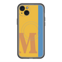 スリムプロテクションプレミアムケース with MagSafe［ オリジナル - initial color line - M orange ］