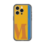 スリムプロテクションプレミアムケース with MagSafe［ オリジナル - initial color line - M orange ］