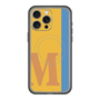 スリムプロテクションプレミアムケース with MagSafe［ オリジナル - initial color line - M orange ］