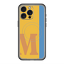 スリムプロテクションプレミアムケース with MagSafe［ オリジナル - initial color line - M orange ］