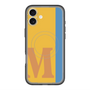 スリムプロテクションプレミアムケース with MagSafe［ オリジナル - initial color line - M orange ］