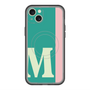 スリムプロテクションプレミアムケース with MagSafe［ オリジナル - initial color line - M green ］